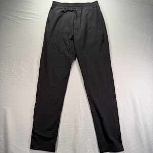 Public Rec Sweatpants Mens 34x36 Black Stretch Performance Straight Zip Pockets